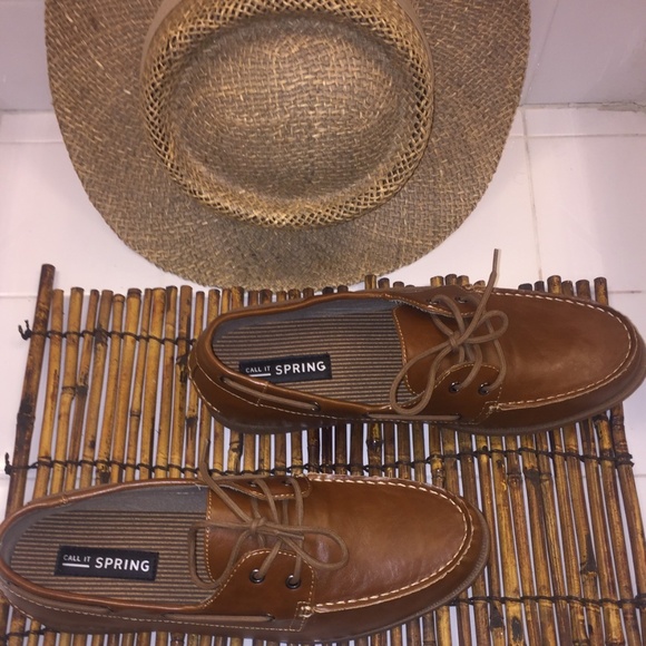 Call It Spring Mens Addney Boat Shoes Lace Up - Picture 5 of 7